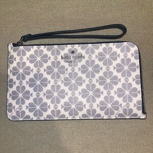 Kate Spade Floral Wristlet - Black and White
